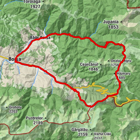 Complex turistic Borșa - Cerbul - Mănăstirea Sfânta Treime - Cabana Dacilor