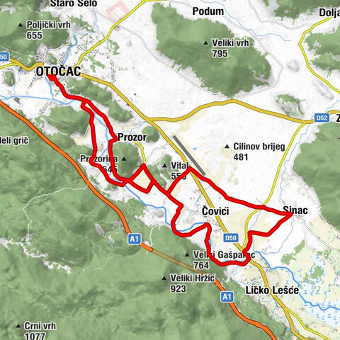 Otočac - Rogići - Oreškovići - Bunjčevići