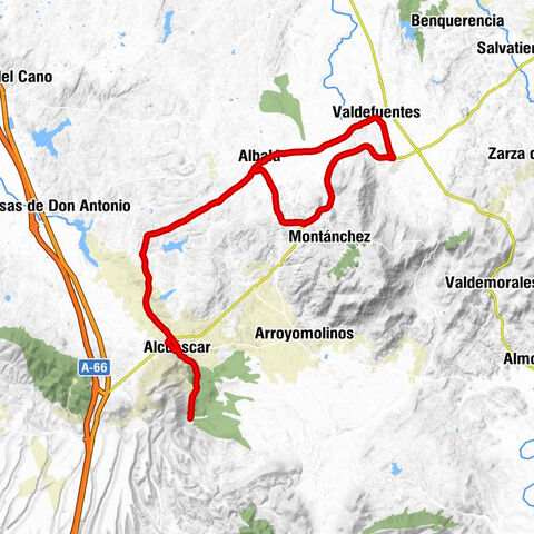 Alcuéscar - Albalá - Valdefuentes