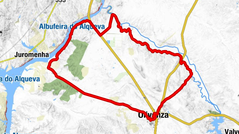 Olivenza - Las Veladas - San Francisco de Olivenza - Villarreal