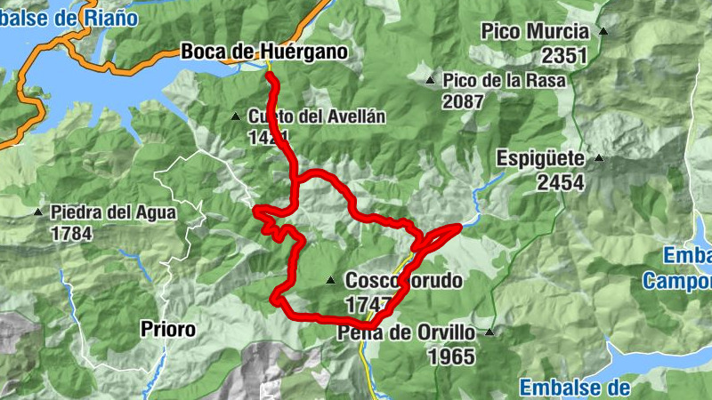 Boca de Huérgano - Puerto de los Picones - Puerto de Monteviejo - Collado Morcilledo