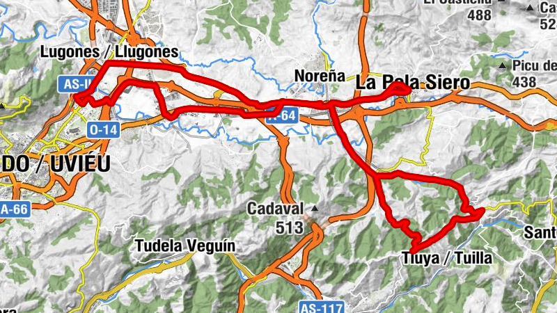 La Corredoria - Oviedo / Uviéu - Iglesia de Arenas de Santiago - La Pola Siero