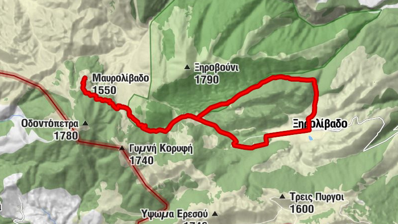 Ξηρολίβαδο - Μαυρολίβαδο