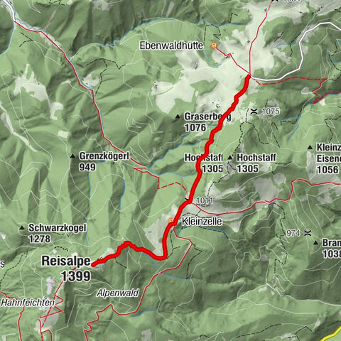 Gutensteiner Alpen: Ebenwaldhöhe - Reisalpe