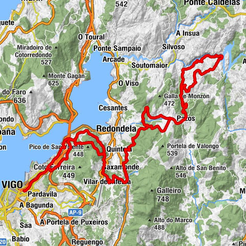 Vigo - Coto da Casa Vella - Coto do Corno - Santiago de Vigo