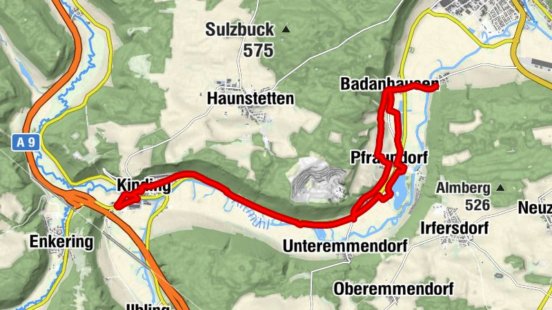 Altmühlblick - Badanhausen - Gasthof "Zum Krebs" - Kirchanhausen