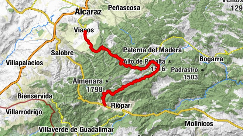 Vianos - Cortijo de Tortas - El Puerto - Batán del Puerto