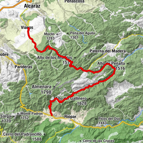 Vianos - Cortijo de Tortas - El Puerto - Batán del Puerto
