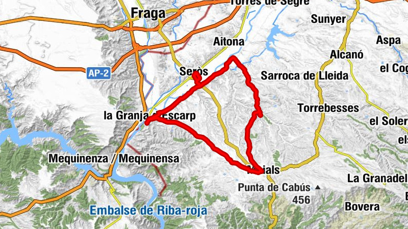 la Granja d'Escarp - Punta del Calvari - Punta de l'Arc - Sant Jaume