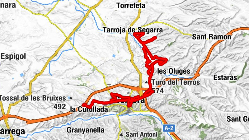 la Curullada - Tossal de Miralles - Tossal del Baró - Sant Pere