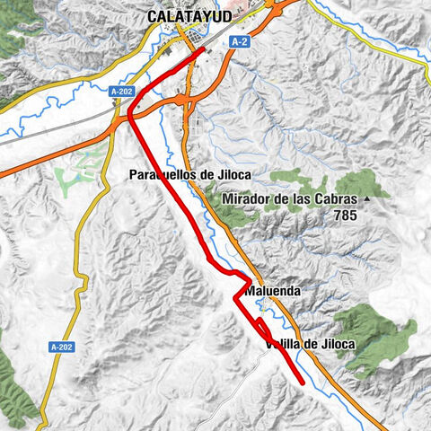Calatayud - Los Cuencos - El Molinillo - El Chorro