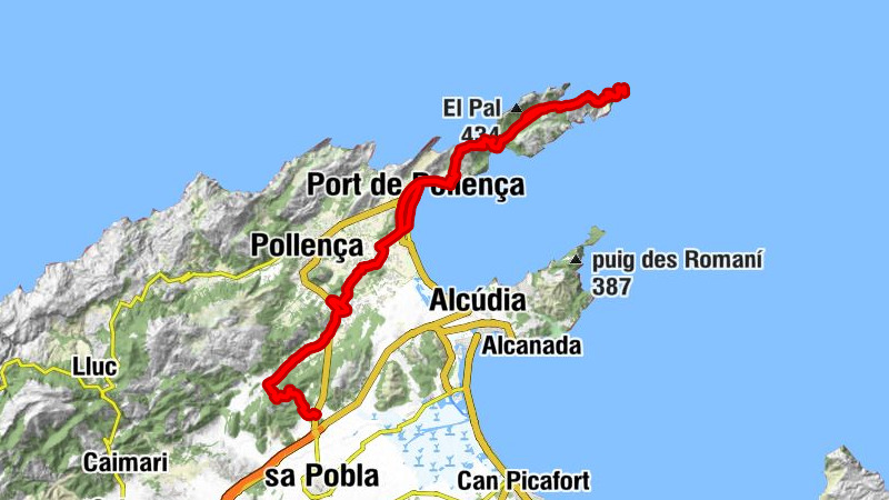Sa Verdal - coll de la Creueta - el Fumat - La Roca Blanca