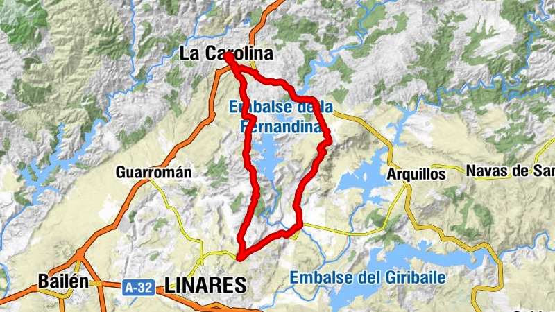 La Carolina - Vilches - Los Mojineros - La Fernandina