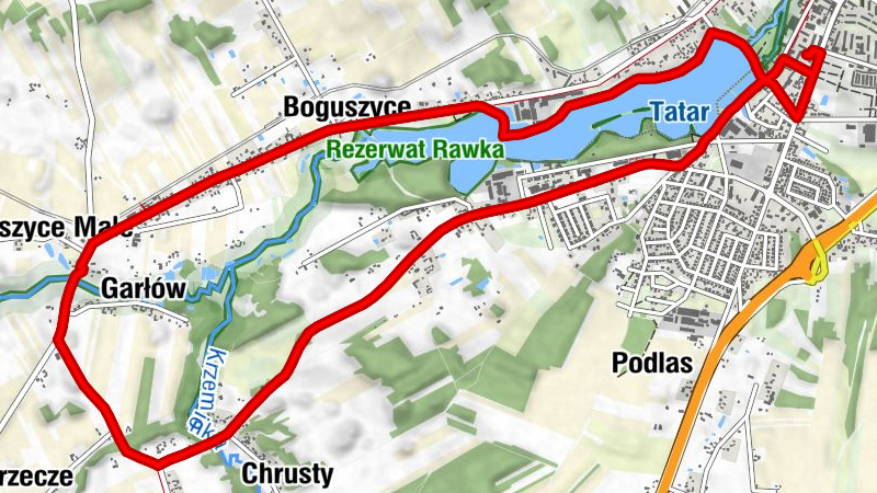 Rawa Mazowiecka - Boguszyce - Garłów - Boguszyce Małe
