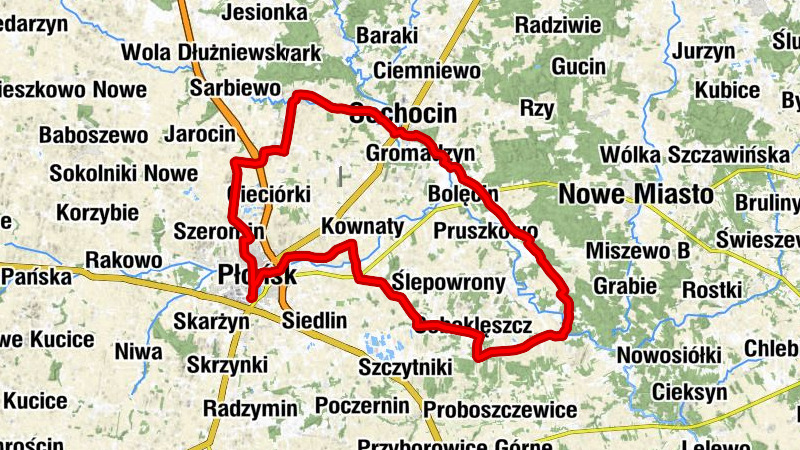 Płońsk - Biesiadowo - Sochocin