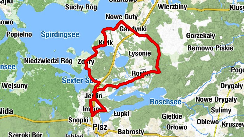 Maldanin - Imionek - Jeglin - Zajazd Myśliwski