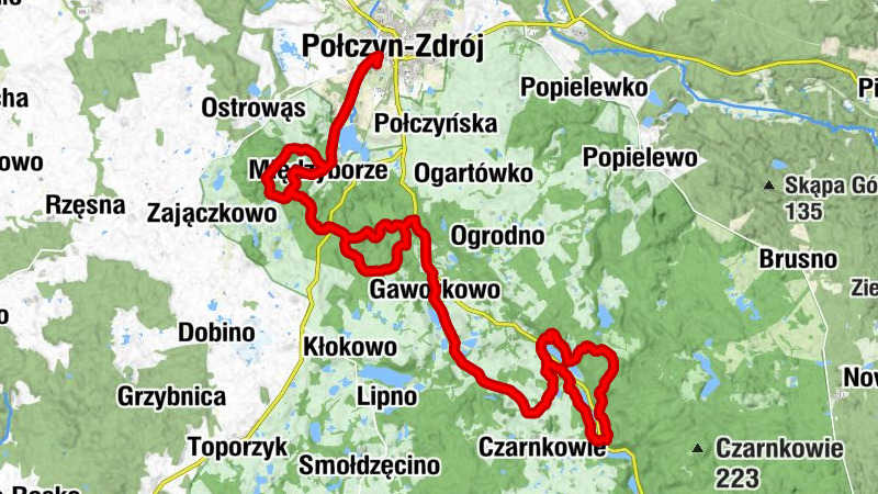 Kaplica pw. Najświętszej Maryi Panny Królowej Polski - Połczyn-Zdrój - Borkowo - Międzyborze