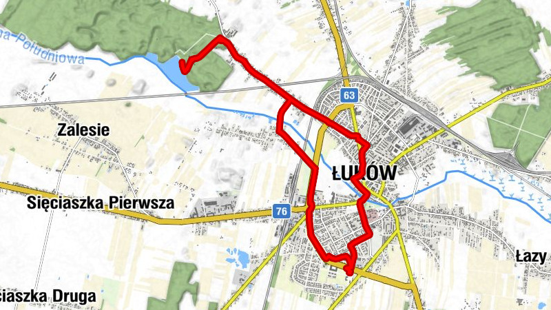 Łuków - Gołaszowiec - Wiatraki