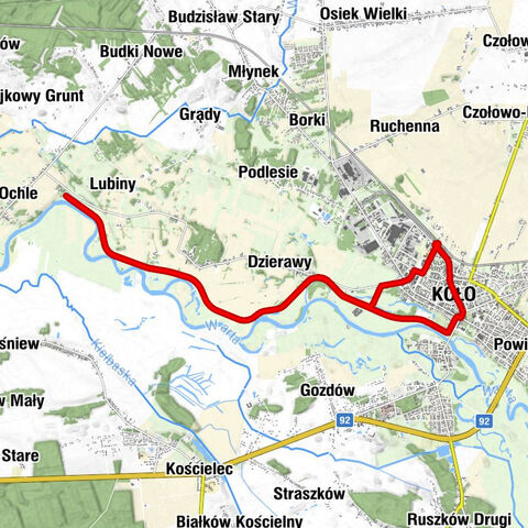 Koło - Nowa Kolejowa - Blizna