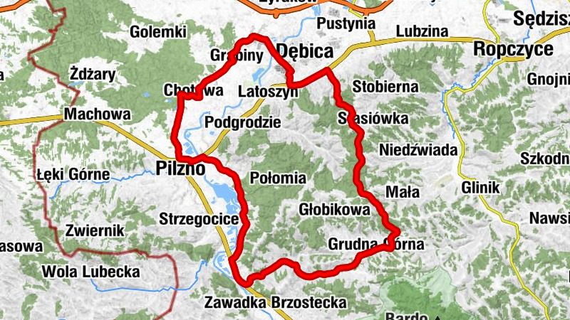 Zaczernie - Kościół Matki Bożej Bolesnej w Chotowej - Kościół pw. Miłosierdzia Bożego w Grudnej Górnej - Grabiny