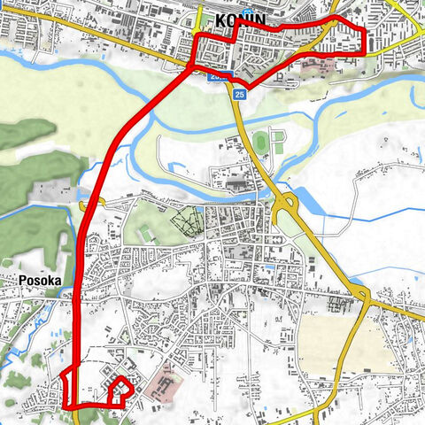 powiat koniński - Posoka - Konin