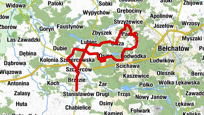 Nowy Świat - Brzezie - Kozłówki - Kościół Najświętszej Maryi Panny Królowej Polski