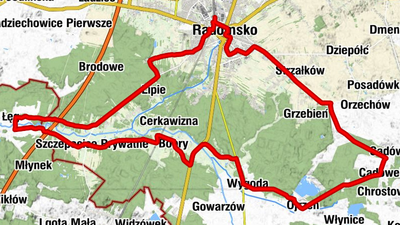 Radomsko - kościół pw. bł. Karoliny Kózkówny - kościół pw. Nawiedzenia Najświętszej Maryi Panny - Kościół pw. Najświętszej Maryi Panny Królowej Polski