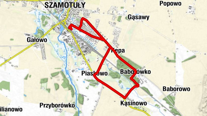 Szamotuły - Osiedle Przyjaźni - Maratino - Kępa