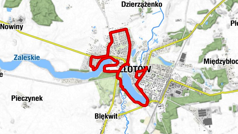 Magnetyczna - Kościół pw. Świętego Rocha - Kościół pw. Świętych Piotra i Pawła Apostołów - Złotów