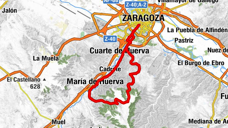 Zaragoza-Goya - Zaragoza - La Junquera - Cuarte de Huerva