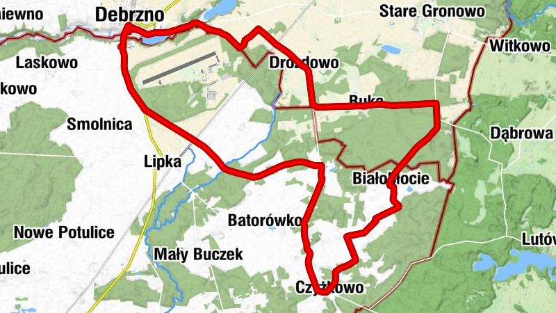 Debrzno - Kościół filialny pw. Niepokalanego Poczęcia Najświętszej Marii Panny - Kaplica pw. Miłosierdzia Bożego - Kościół pw. Wniebowzięcia Najświętszej Marii Panny