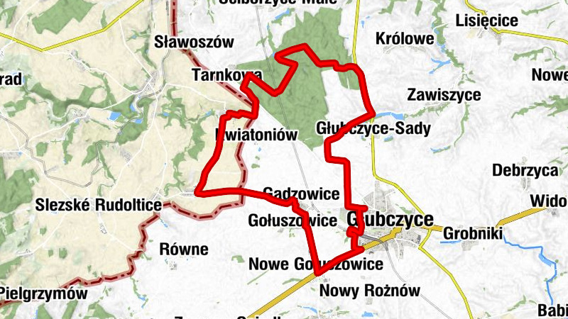 Głubczyce - Lwowiany - Matějovice - Osiedle Konstytucji 3 Maja