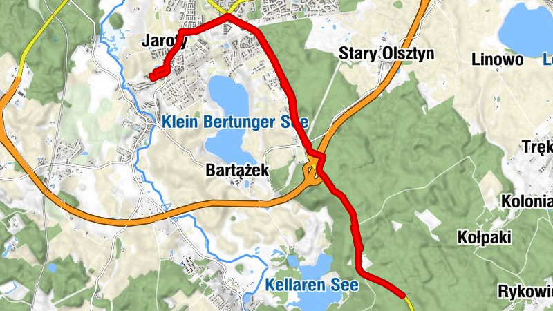 Zacisze - Jaroty - Zazdrość - Bartąg