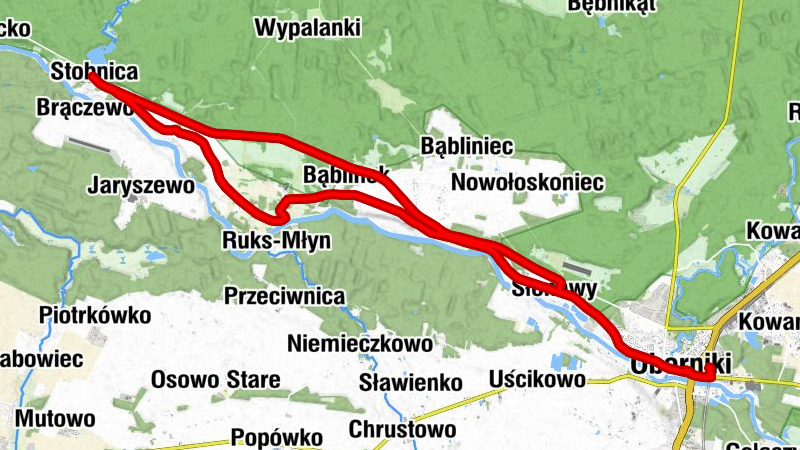 Oborniki - Kościół pw. Świętego Krzyża - Osiedle Leśne - Słonawy