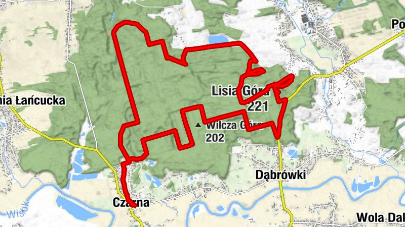Kościół pw. Imienia NMP - Czarna - Podbórz - Lisia Góra