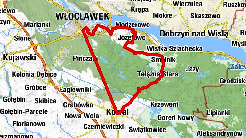 Modzerowo - Kościół parafialny pw. św. Bartłomieja - Kowal - Kościół parafialny pw. św. Urszuli