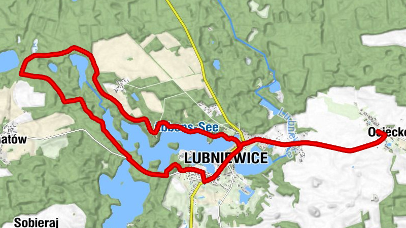 Kościół filialny św. Mikołaja w Osiecku - Lubniewice - Pycha Ryba - Kościół Matki Bożej Różańcowej