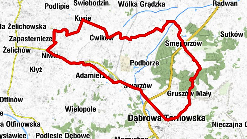 Dąbrowa Tarnowska - Kościół św. Stanisława Biskupa i Męczennika w Smęgorzowie - Kościół Przemienienia Pańskiego w Dąbrówkach Breńskich - Kuchnia Chińska i Wietnamska