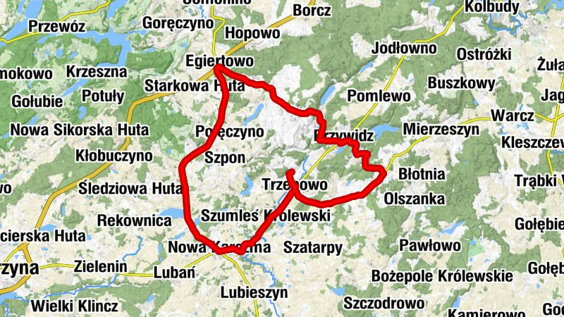 Trzepowo - Trzepówko - Szumleś Królewski - Szumleś Szlachecki