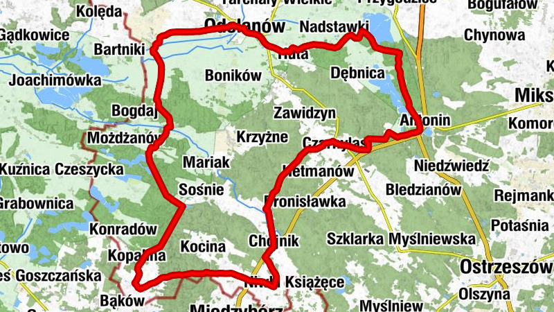 Uciechów - Kościół pw. świętego Michała Archanioła - Kościół pw. Najświętszego Serca Pana Jezusa - Kościół Ewangelicki