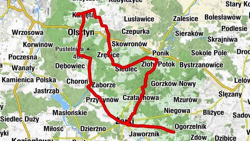 Joachimów - Kościół św. Idziego - Kościół pw. św. Barbary w Żarkach - Kusięta
