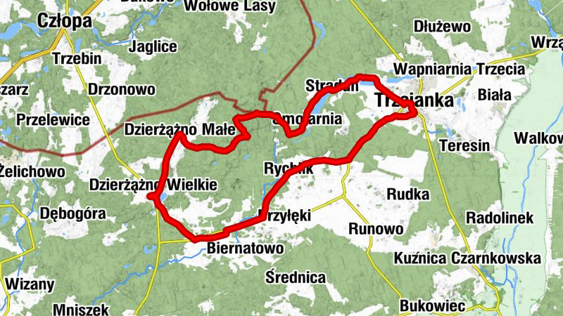 Dzierżążno Wielkie - Kościół pw. św. Anny - Kościół pw. Najświętszego Serca Pana Jezusa - Kościół pw. Matki Bożej Różańcowej