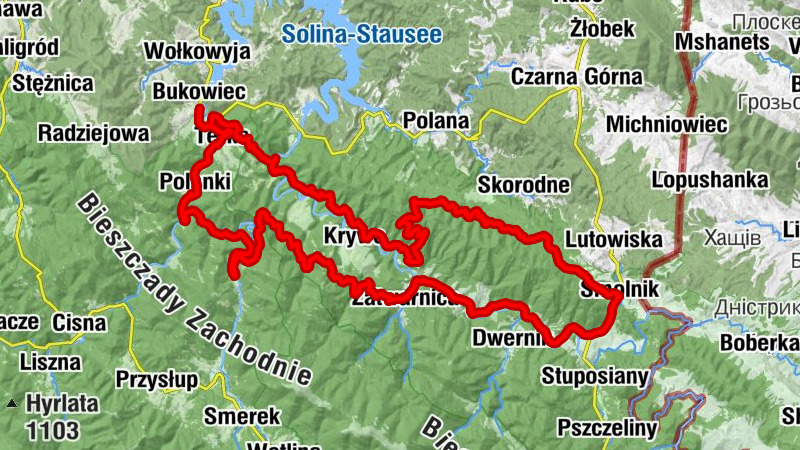 Bukowiec - Kościół pw. Świętego Mikołaja - Berce - Szczycisko
