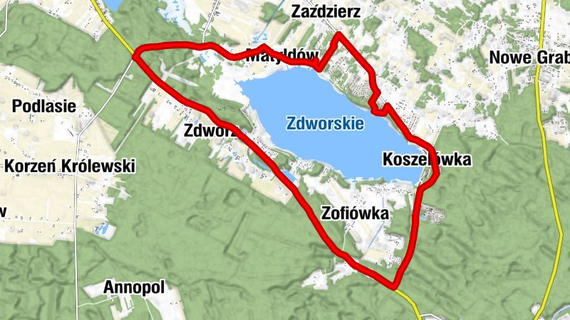 gmina Łąck - Zaździerz - Koszelówka - Matyldów