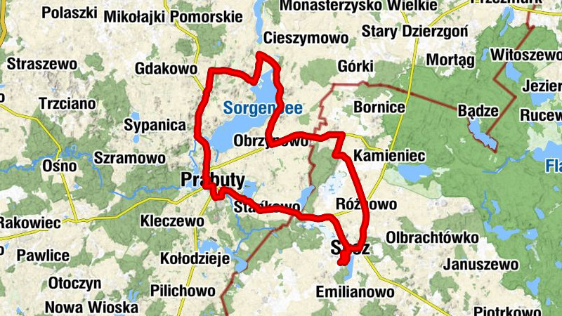Susz - Kościół pw. Świętego Stanisława Kostki - Kościół parafialny pw. Świętego Andrzeja Apostoła - Kościół pw. Świętej Rozalii