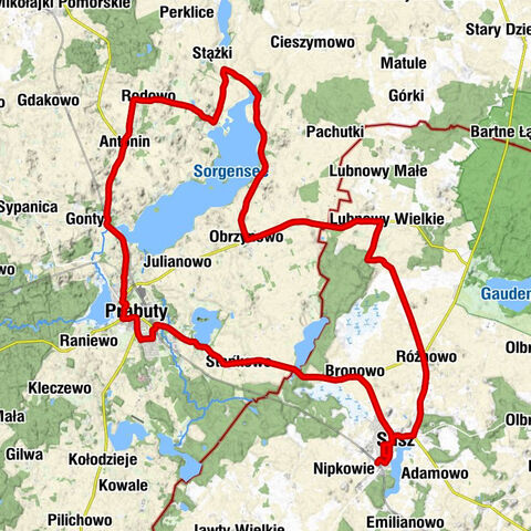 Susz - Kościół pw. Świętego Stanisława Kostki - Kościół parafialny pw. Świętego Andrzeja Apostoła - Kościół pw. Świętej Rozalii