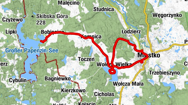 Miastko - Wołcza Wielka - Kościół ewangelicki - Osiedle Niepodległości