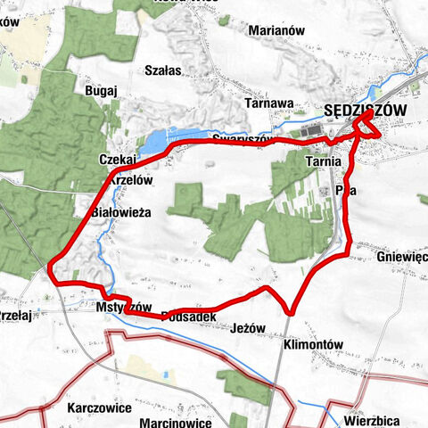 Sędziszów - Kościół pw. Wniebowzięcia Najświętszej Marii Panny w Mstyczowie - Kaplica - Kościół pw. Świętego Brata Alberta Chmielowskiego w Sędziszowie