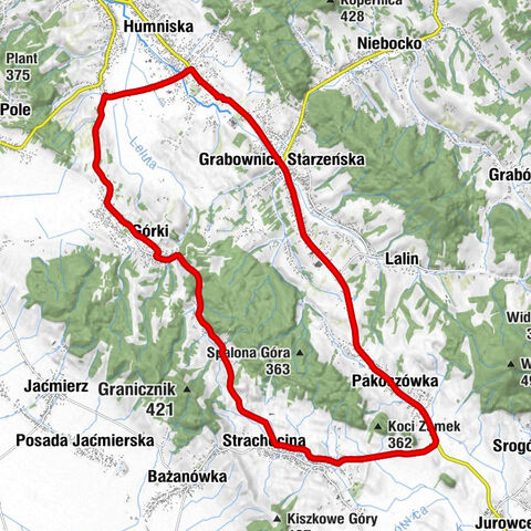 Pod Lipą - Kościół pw. św. Stanisława Biskupa XIV wiek - Kościół filialny w Woli Góreckiej pw. MB Nieustającej Pomocy - Kościół pw. św. Jana Chrzciciela