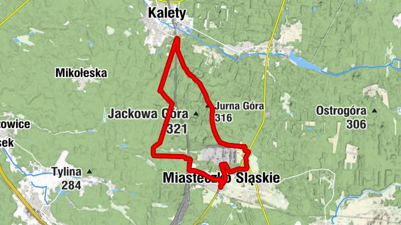 Miasteczko Śląskie - Kościół Wniebowzięcia Najświętszej Maryi Panny (drewniany) - Kościół parafialny pw. Wniebowzięcia NMP - Jurna Góra